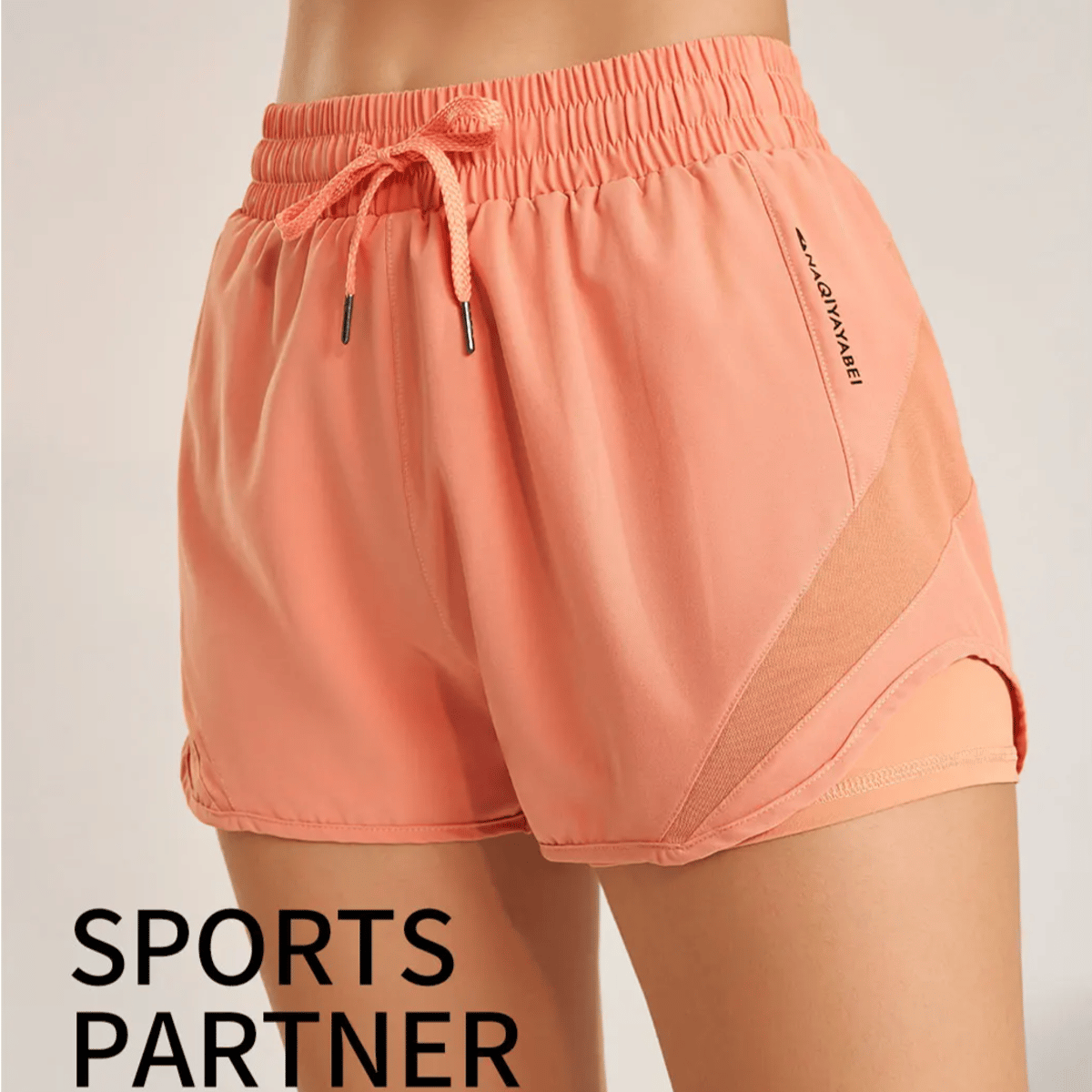 High Waist Quick-Dry Yoga Shorts with Utility Pockets