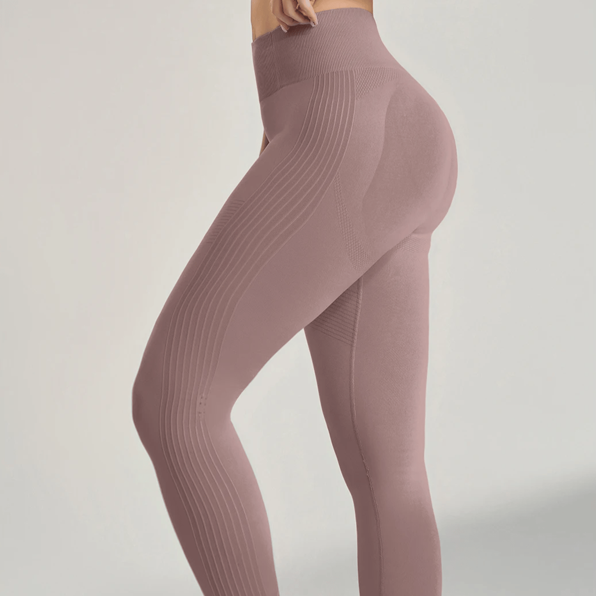 High Waist Seamless Yoga Leggings with Quick Dry Fabric
