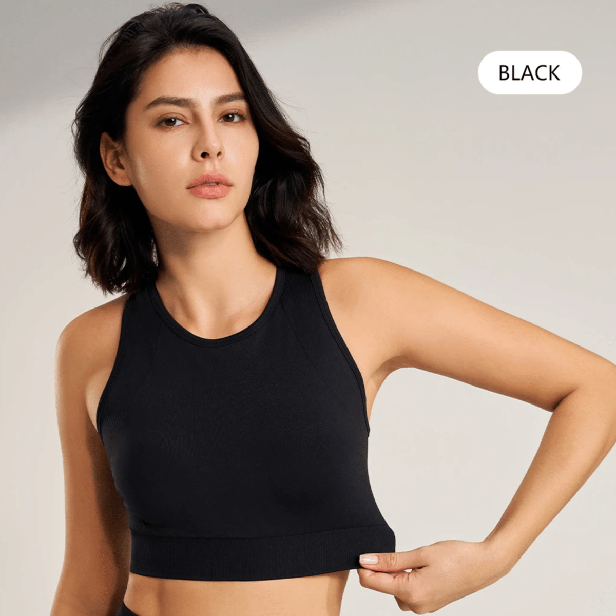 Seamless Breathable Yoga Set with Tank Top and Leggings