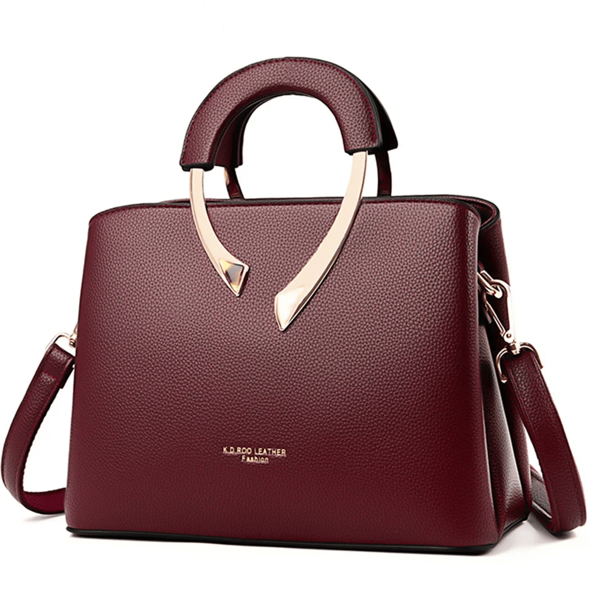 Luxury PU Leather Handbag for Women Elegant Everyday Shoulder Bag