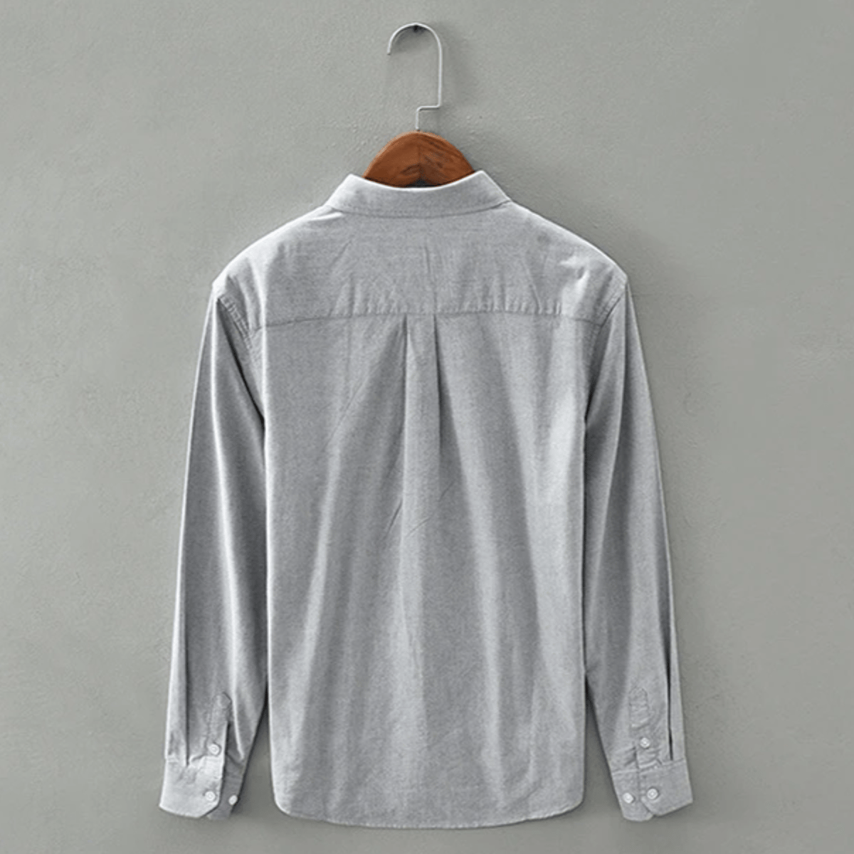 Men’s Casual Cotton Shirt Long Sleeve Outdoor Travel Top Men’s Casual Cotton Shirt Long Sleeve Outdoor Travel Top