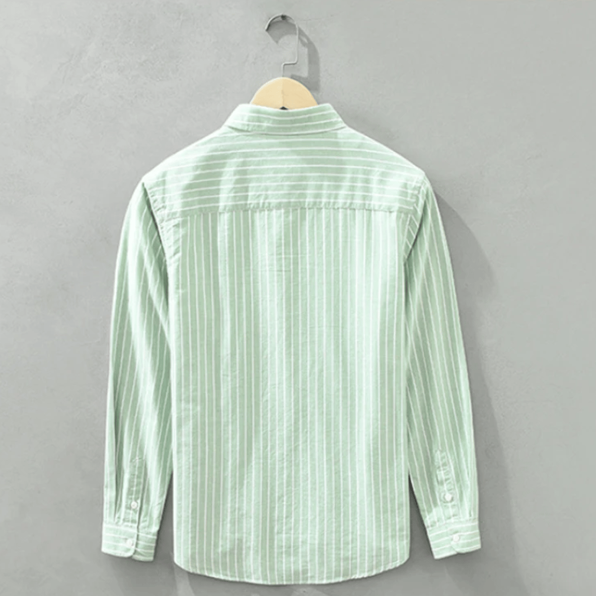 Versatile Striped Cotton Long Sleeve Casual Shirt for Men Versatile Striped Cotton Long Sleeve Casual Shirt for Men