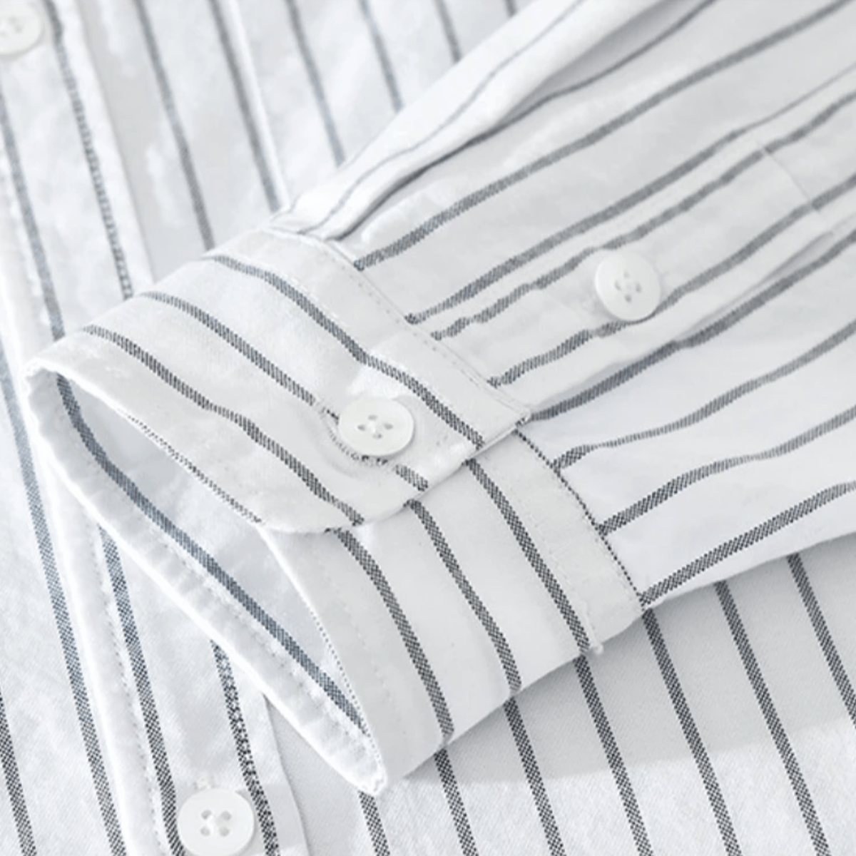 Versatile Striped Cotton Long Sleeve Casual Shirt for Men Versatile Striped Cotton Long Sleeve Casual Shirt for Men