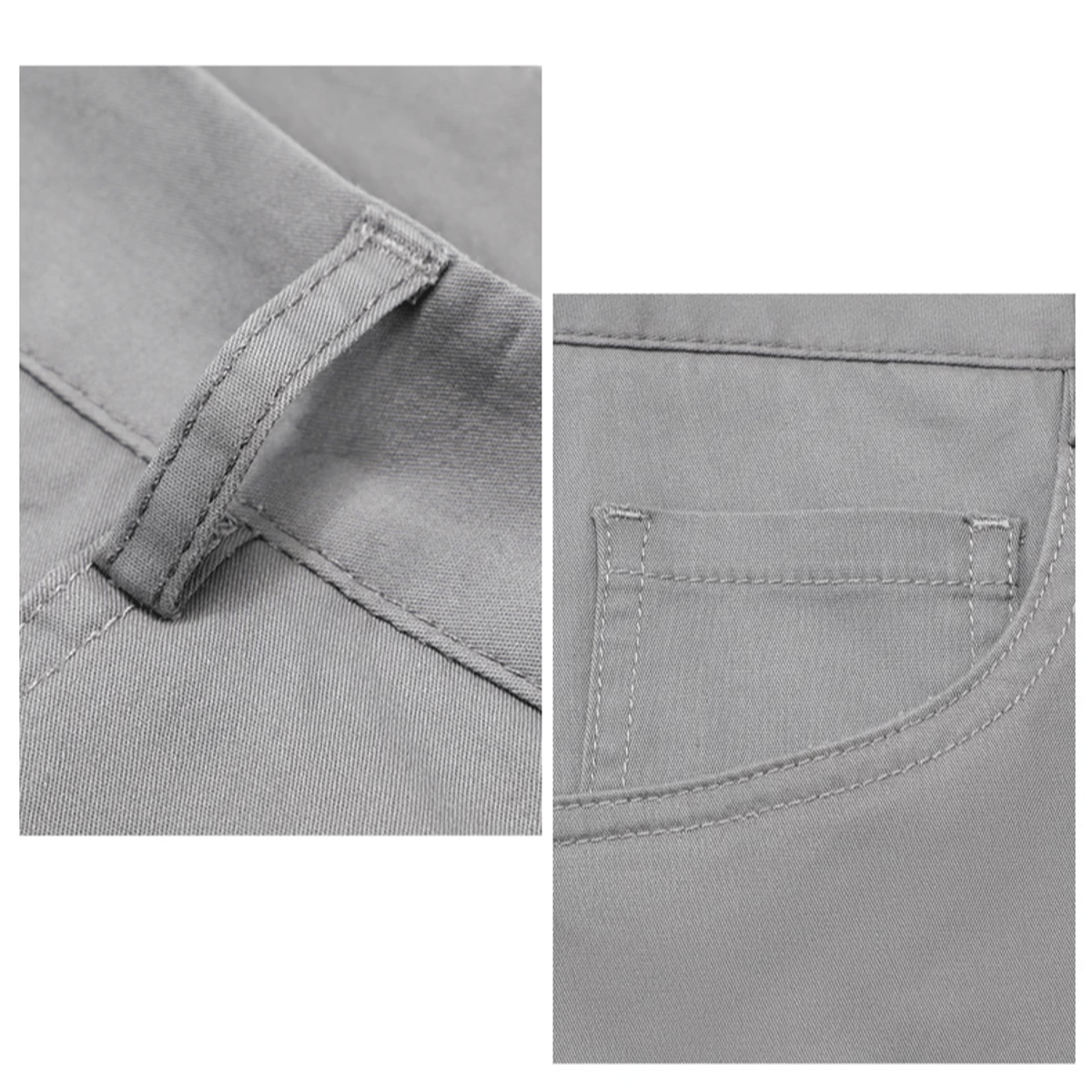 Men’s Lightweight Cotton Blend Straight Pants for Business Casual