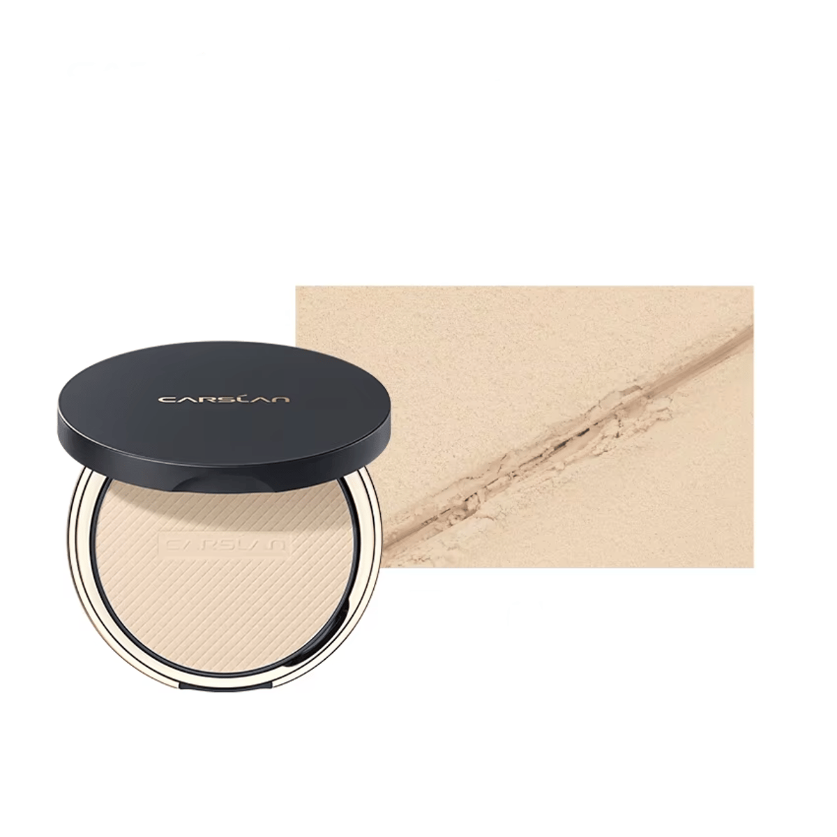 Long Lasting Oil Control Matte Pressed Powder Foundation Compact Carslan - Women's Face