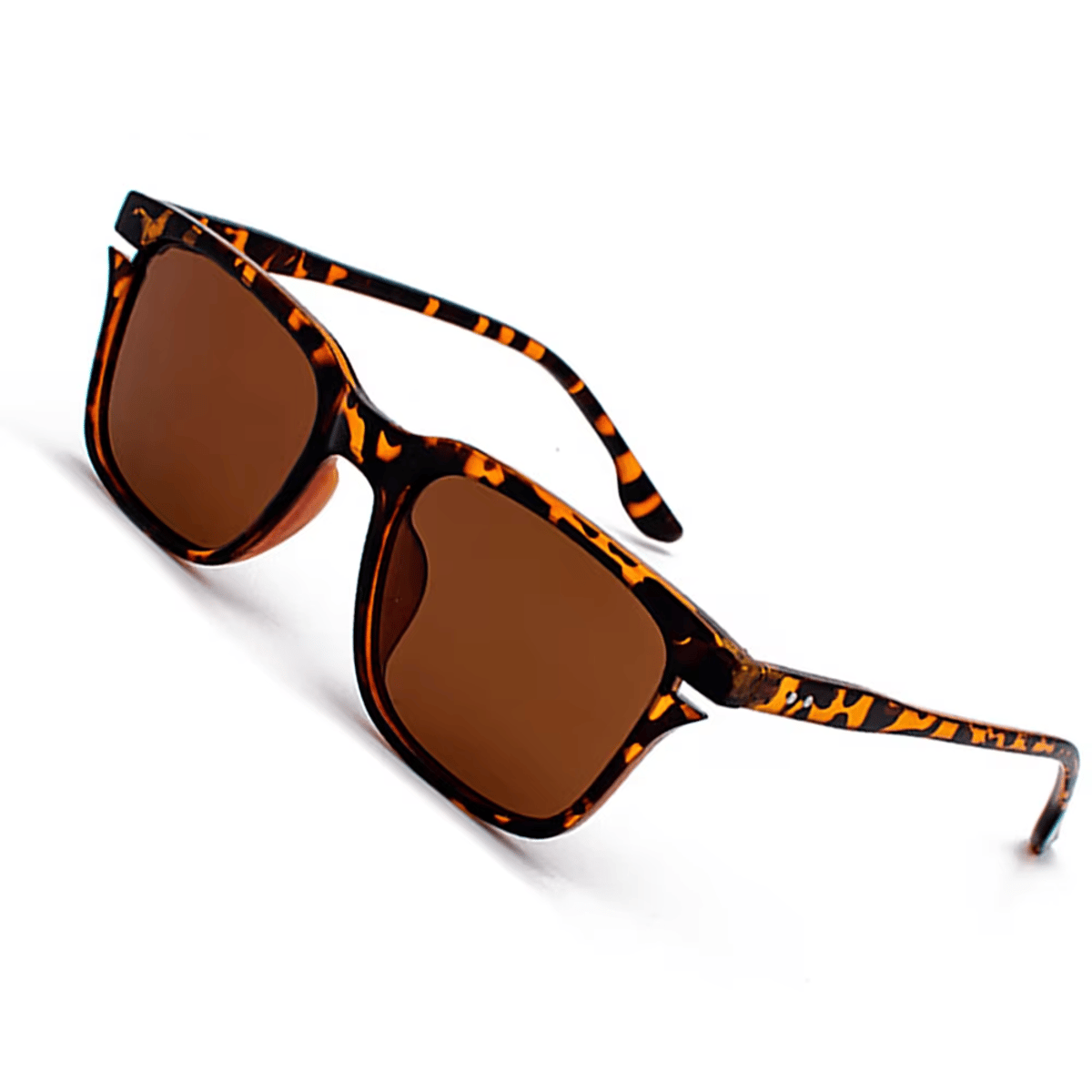 Retro Small Square Polarized Sunglasses with UV400 Protection Vivibee - Men's Square Sunglasses 2