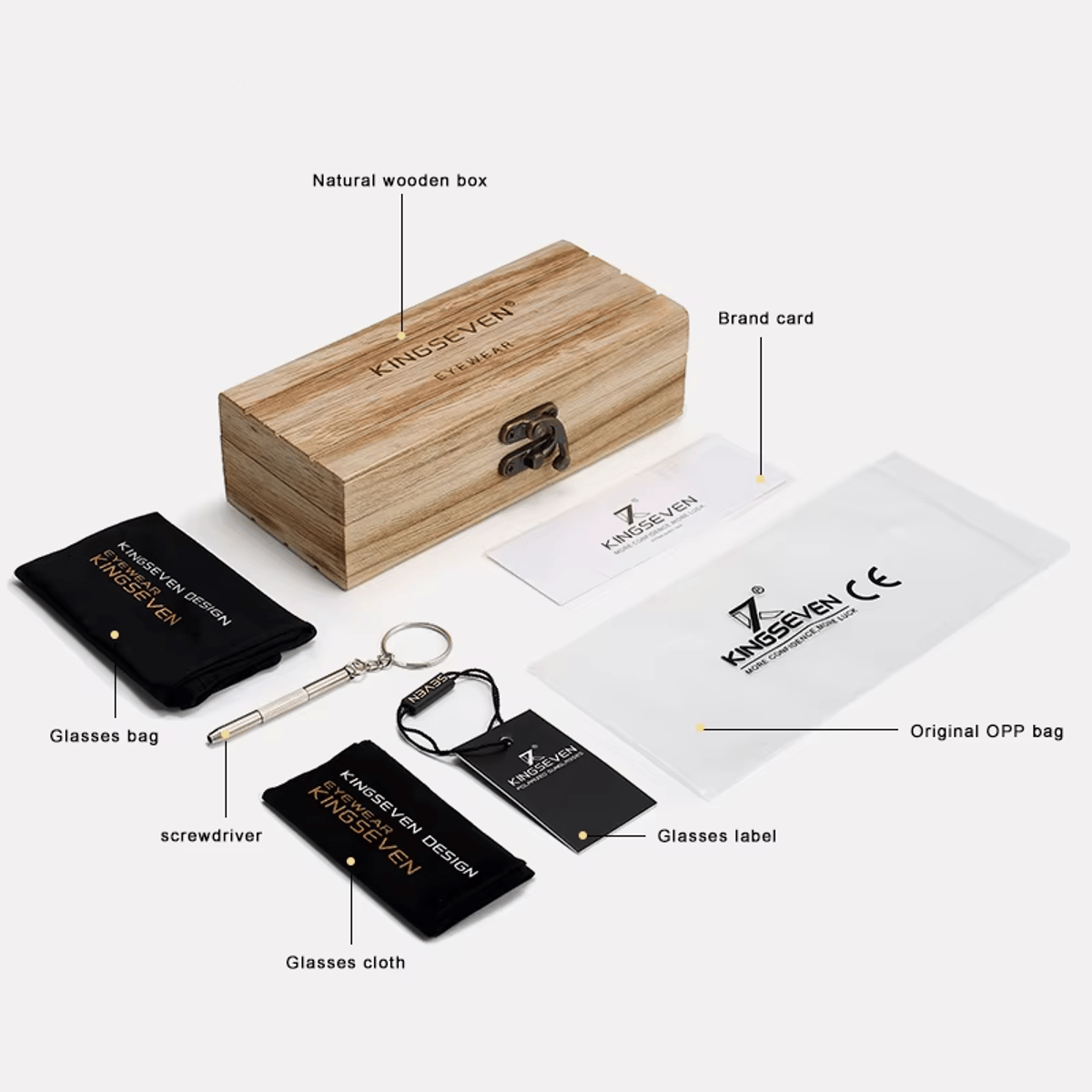 Kingseven - Women's Cat Eye Sunglasses 5