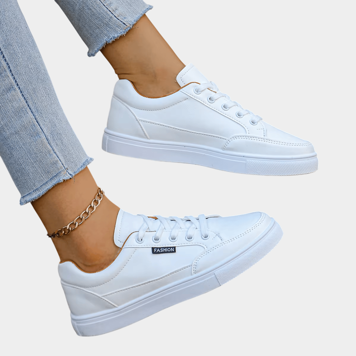 Women's Classic Lace-Up Sneakers for Comfortable Everyday Wear Bzqbzx - Women's Low Top Sneakers