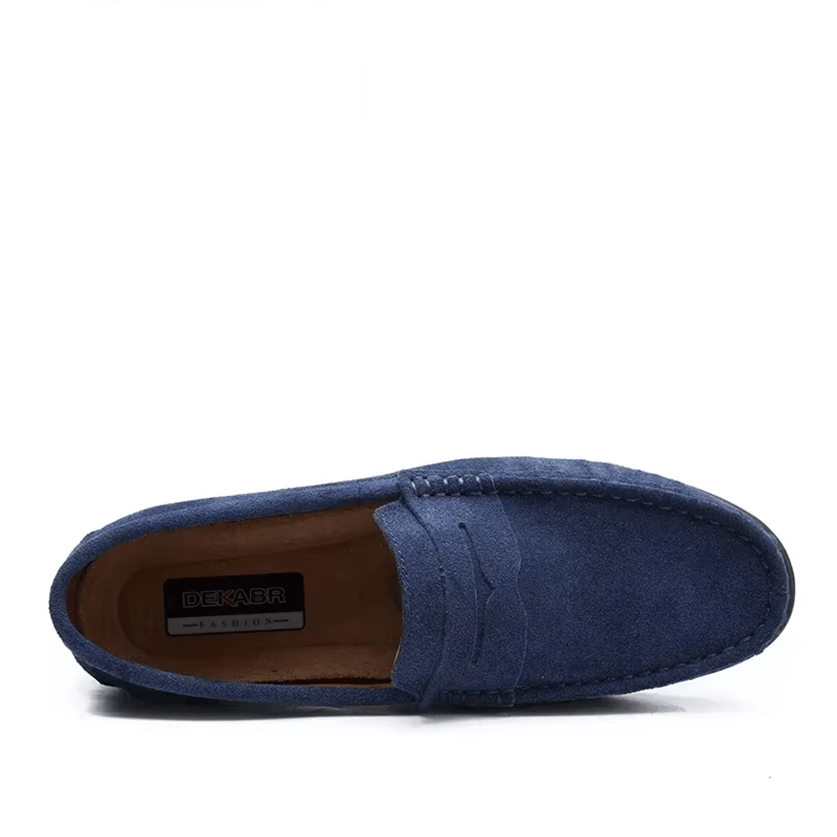 Lightweight Genuine Leather Loafers for Men Casual Driving Comfort