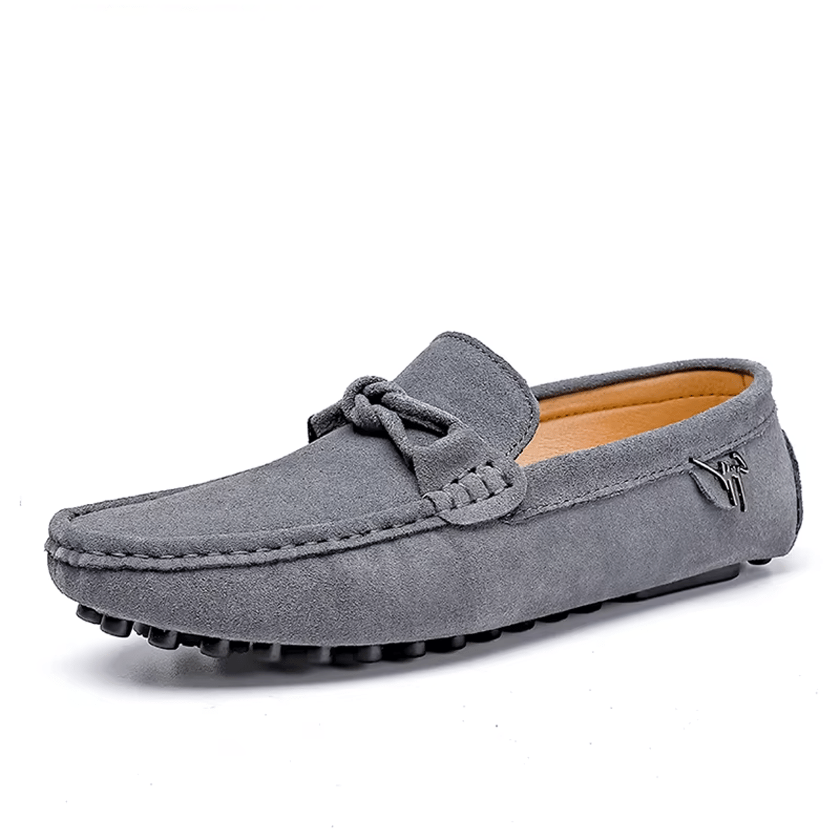 Men’s Minimalist Cow Suede Slip-On Loafers for Everyday Comfort