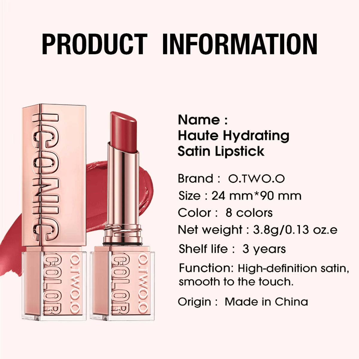 Long-Lasting Waterproof Matte Lip Tint for Smooth Hydrated Lips O.TWO.O - Women's Lips 5