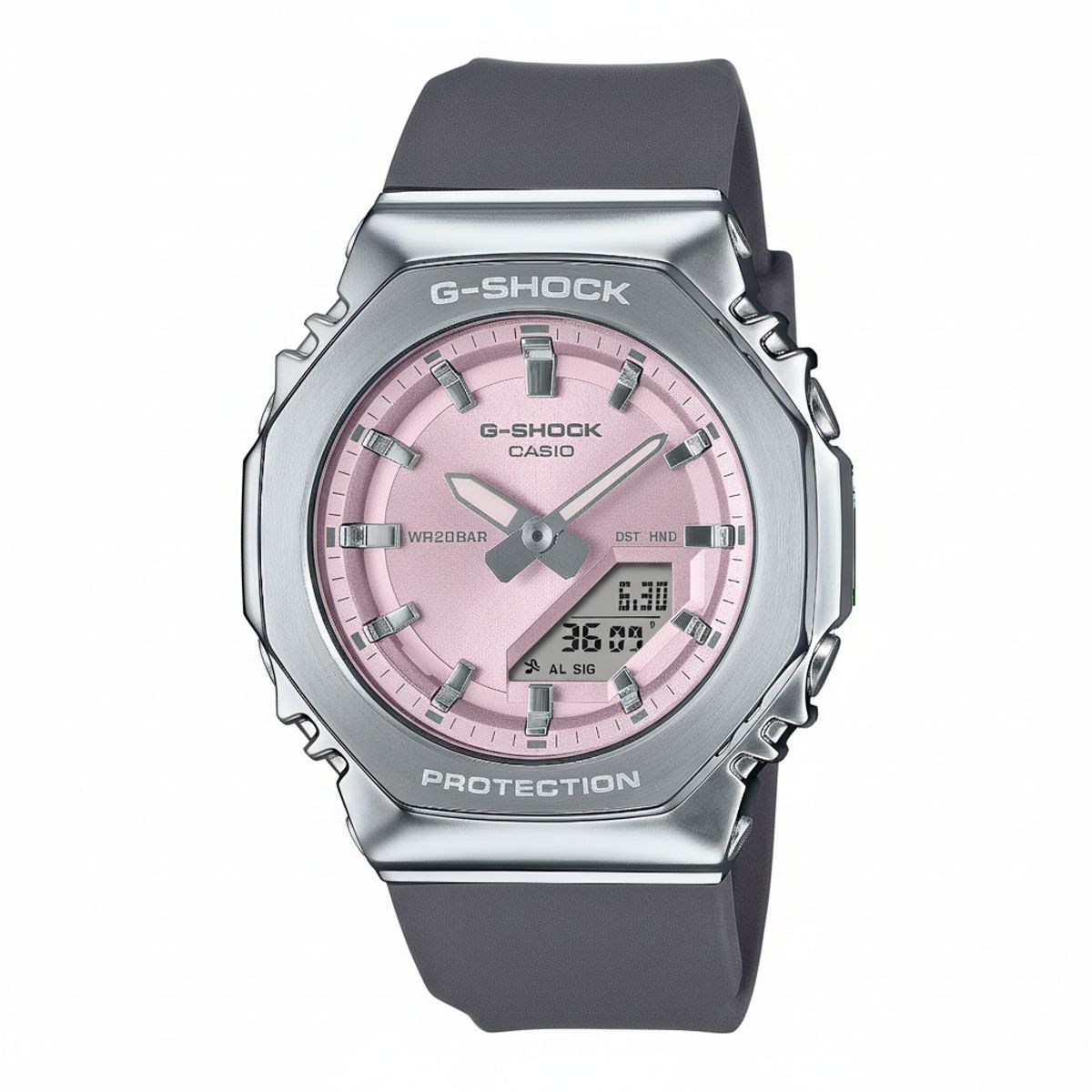 Casio G-Shock GM-S2110-4ADR Women’s Metal Bezel Analog-Digital Watch Casio - Women's Dress Watches