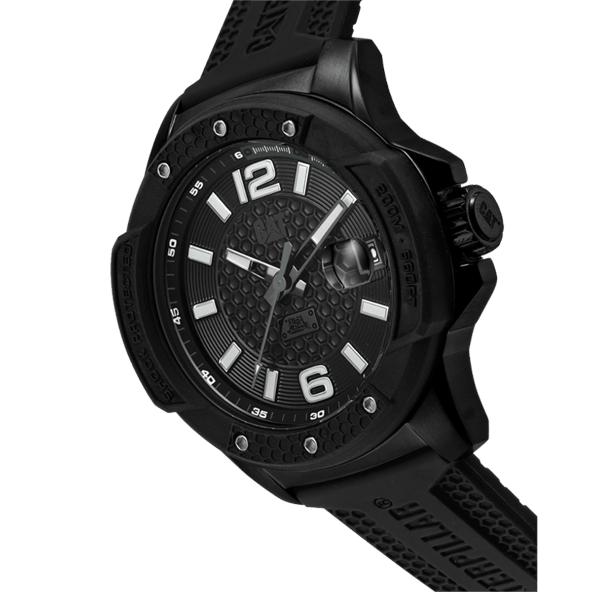 Rugged CAT Shockmaster Evo Black Watch Features - SJ.151.21.131