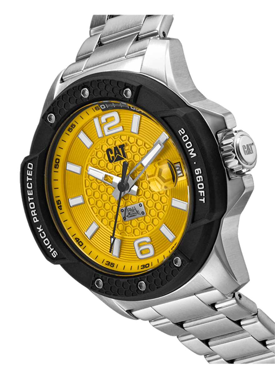 Caterpillar Shockmaster Evo Stainless Steel Strap Men Watch SJ.141.11.731 Caterpillar Shockmaster Evo Stainless Steel Strap Men Watch SJ.141.11.731