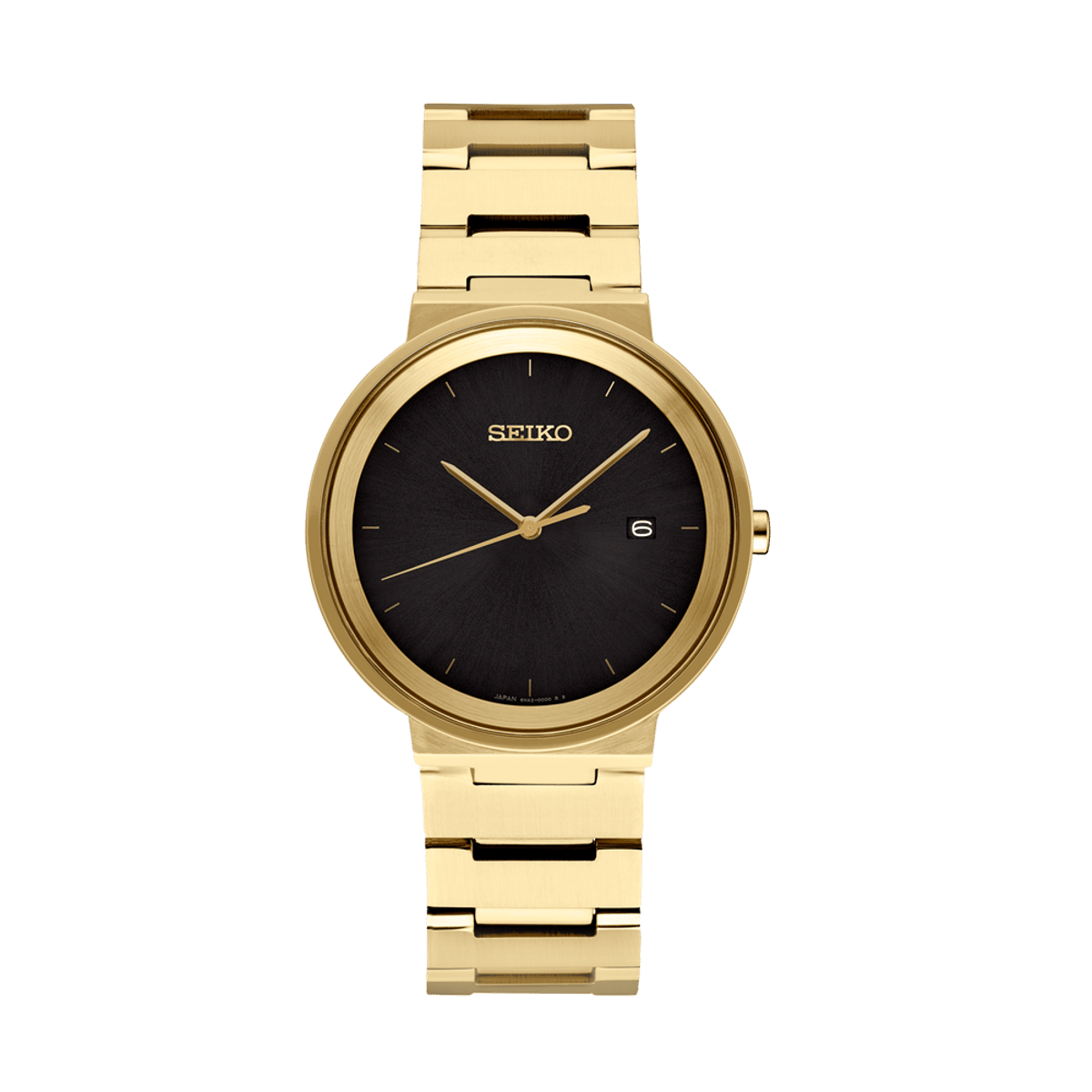 Seiko Essentials Quartz Men's Watch with Black Dial SUR488 Seiko - Men's Dress Watches