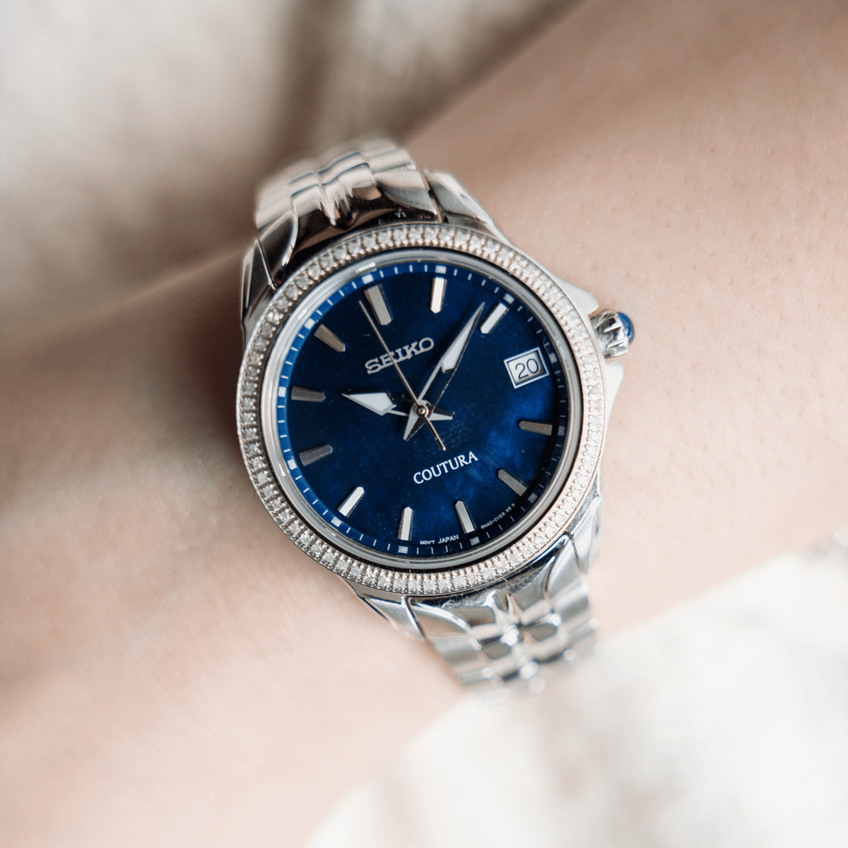 Seiko Coutura SUR591 Diamond Bezel Seiko - Women's Dress Watches 2