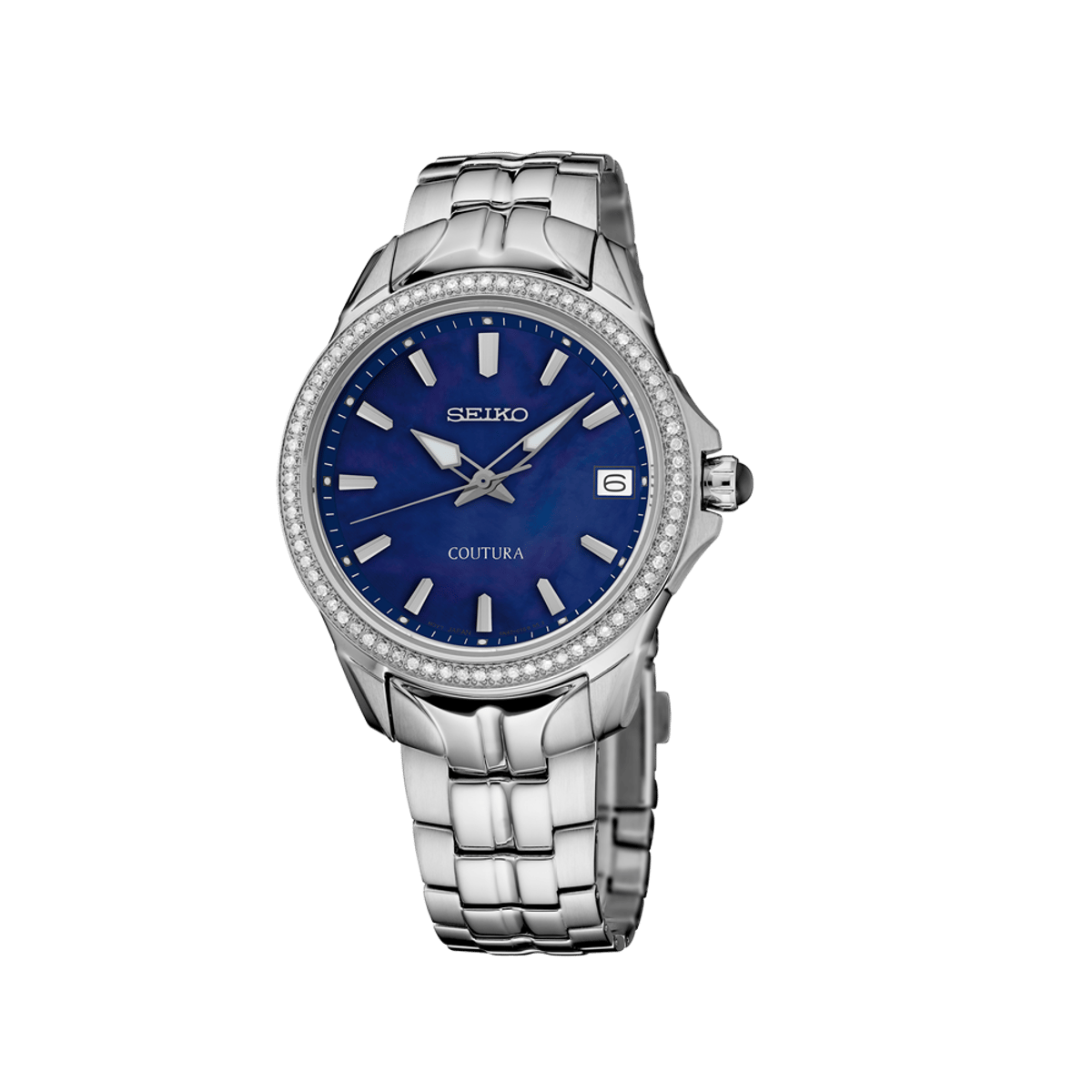 Seiko Coutura SUR591 Diamond Bezel Seiko - Women's Dress Watches