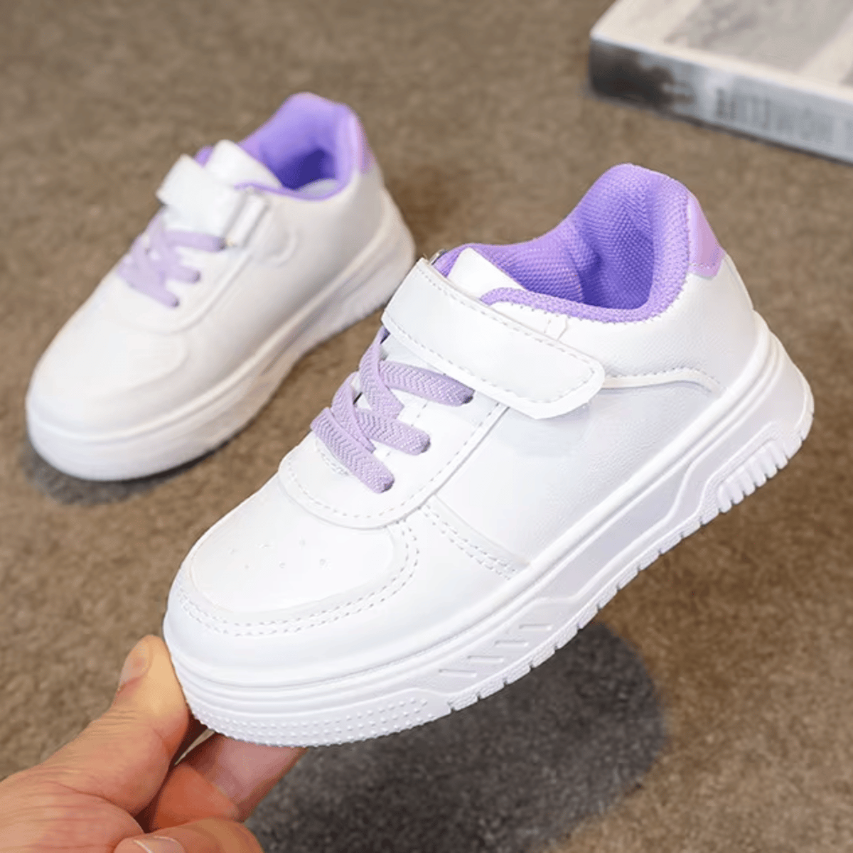 Girls Low Top Sneakers Soft Sole Anti Slip Comfortable Zyczwl - Kids's Low Top Sneakers 3