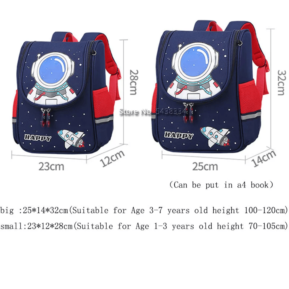 Kids Anime Cartoon Backpack Unisex School Travel Bag Fashion Igetbag - Kids's School Bags 3