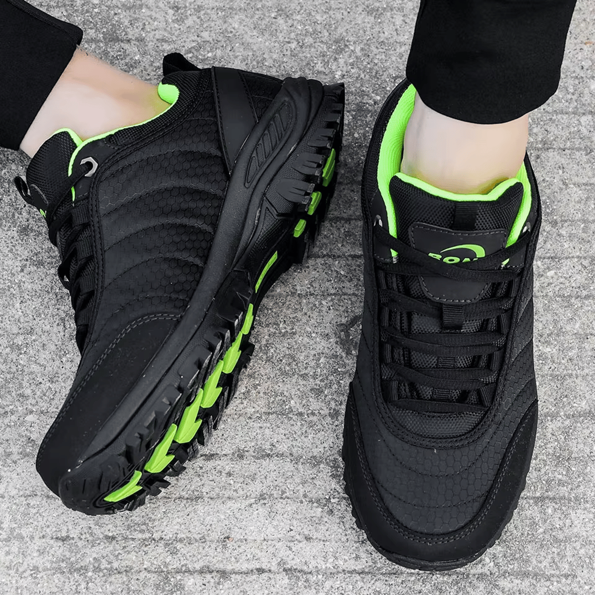 Men's Hiking Trekking Shoes Breathable Outdoor Mountain Sport Sneakers Bona - Men's Running Shoes 1