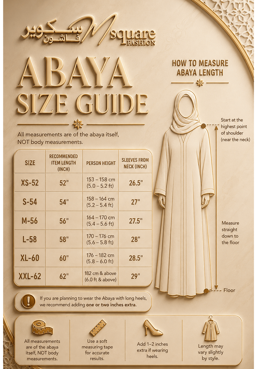 Msquare Fashion - Women's Abayas 4