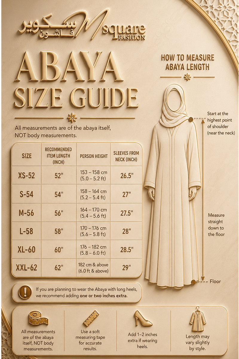 Msquare Fashion - Women's Abayas 5
