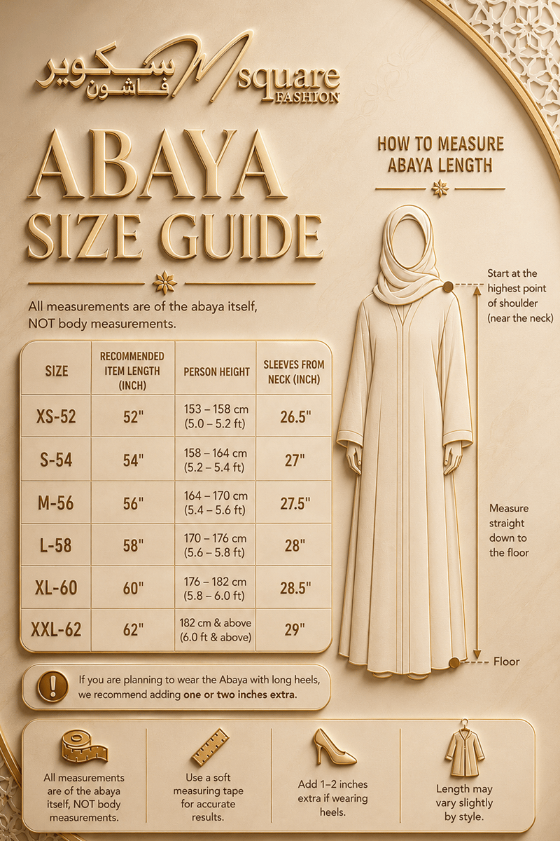 Msquare Fashion - Women's Abayas 4