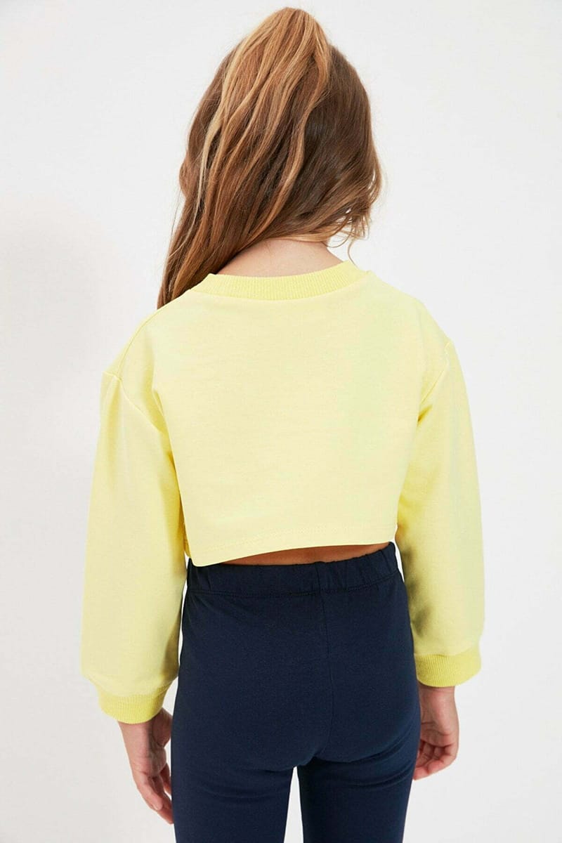 10_org_zoom Girl's Knitted Slim Sweatshirt - Hoodies & Sweatshirts 139