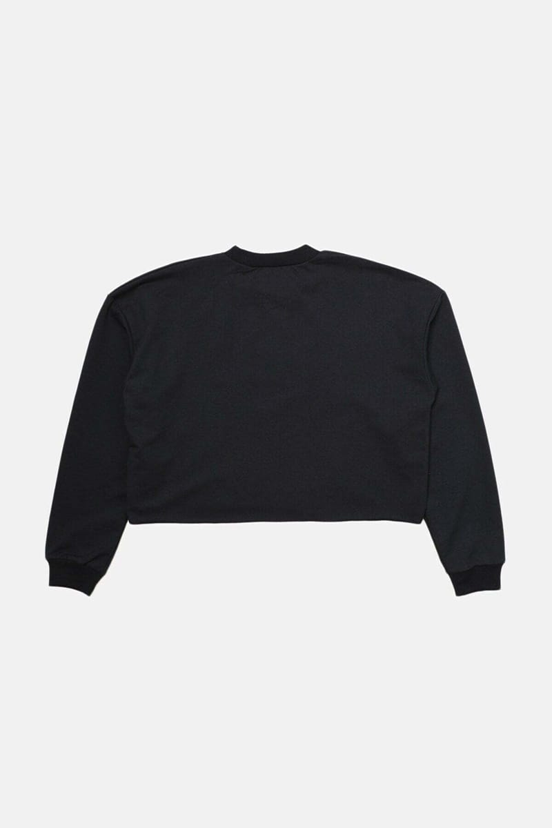 Crop Printed Sweatshirt - Sweatshirts 38