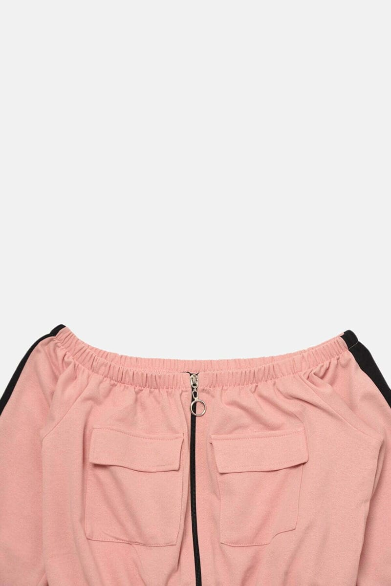 Bardot Zip Detail Sweatshirt - Sweatshirts 87