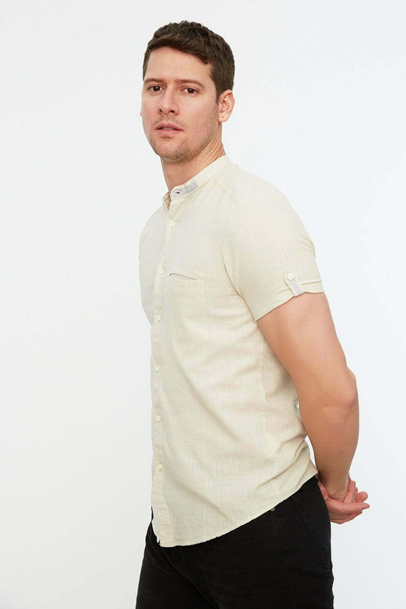 Slim Fit Judge Shirt - Short Sleeves Shirts 46