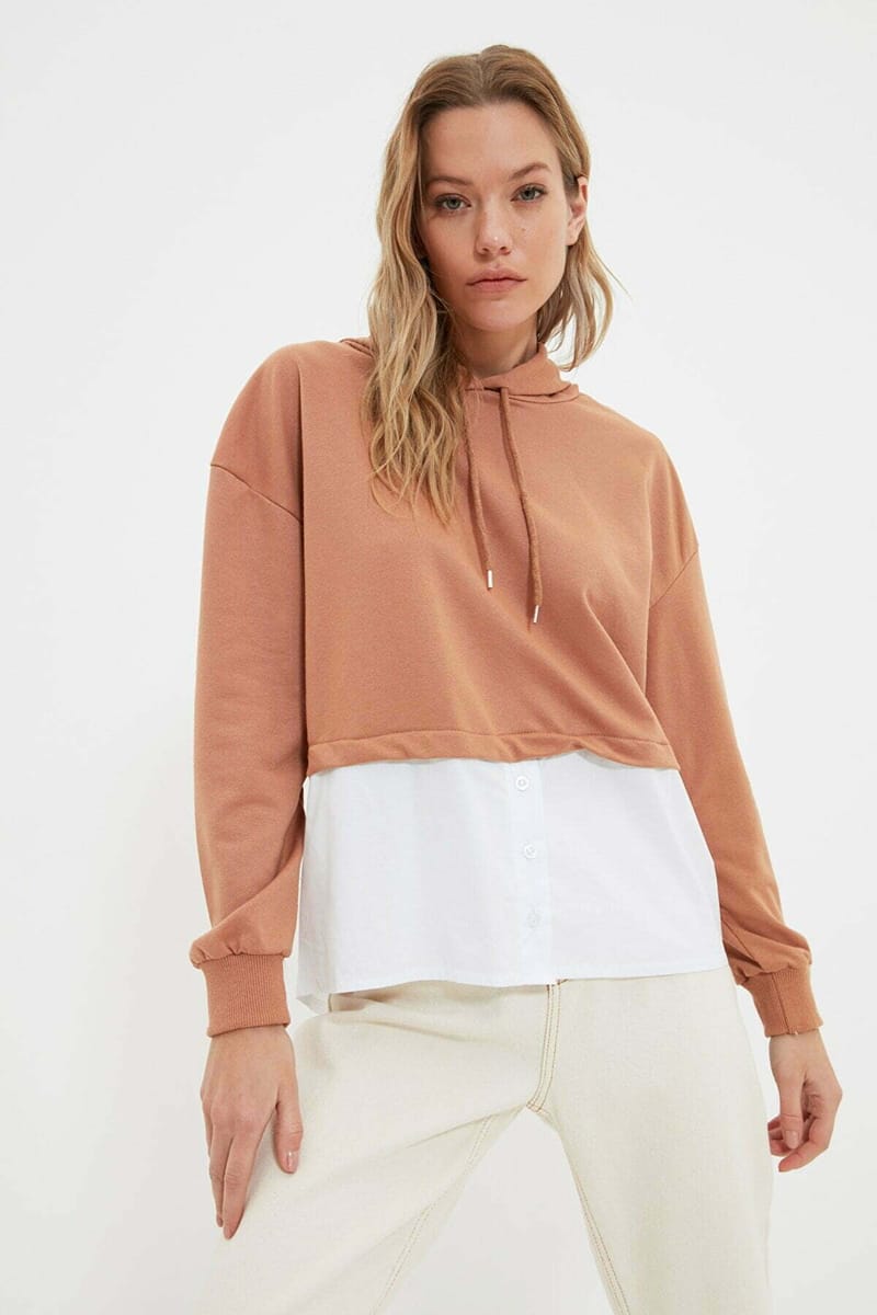 Color Blocked Hooded Sweatshirt - Hoodies 15