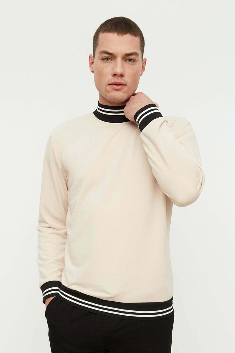 Stripe Detail Sweatshirt - Sweatshirts 20