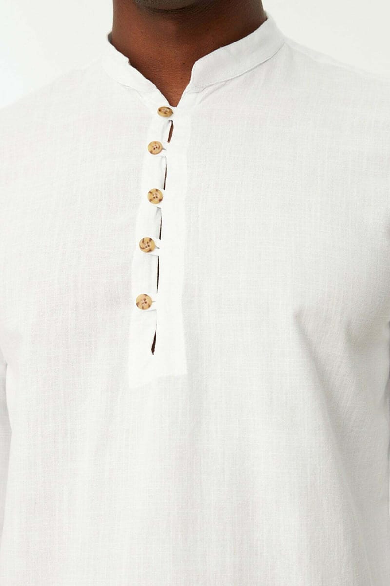Half Split Button Regular Fit Shirt - Long Sleeves Shirts 26