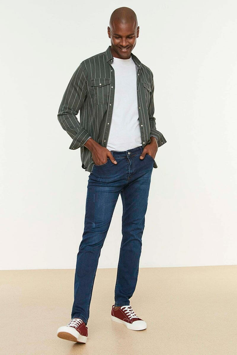 Distressed Skinny Fit Jeans - Skinny Jeans 49