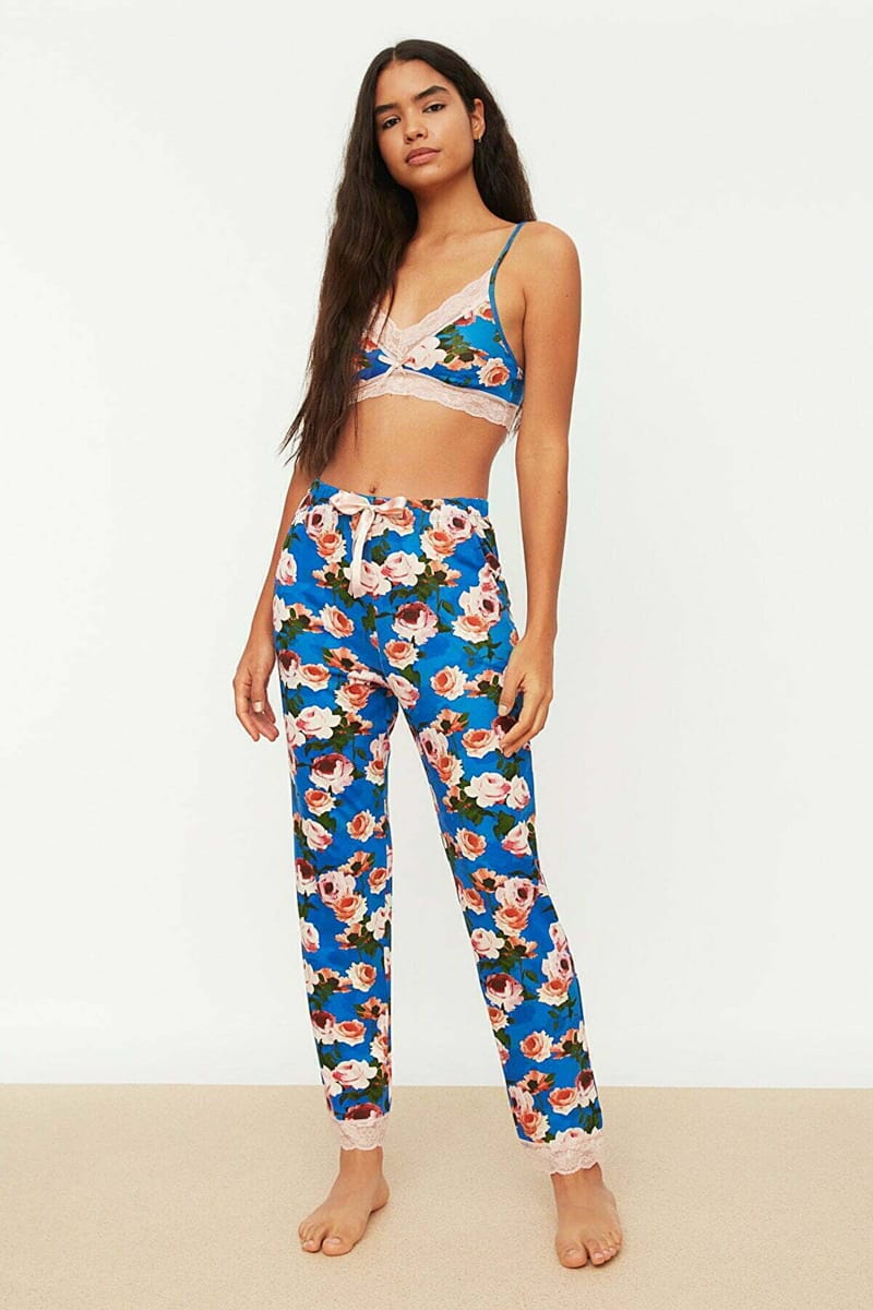 Floral Printed Night Suit - Night Dresses & Gowns 18