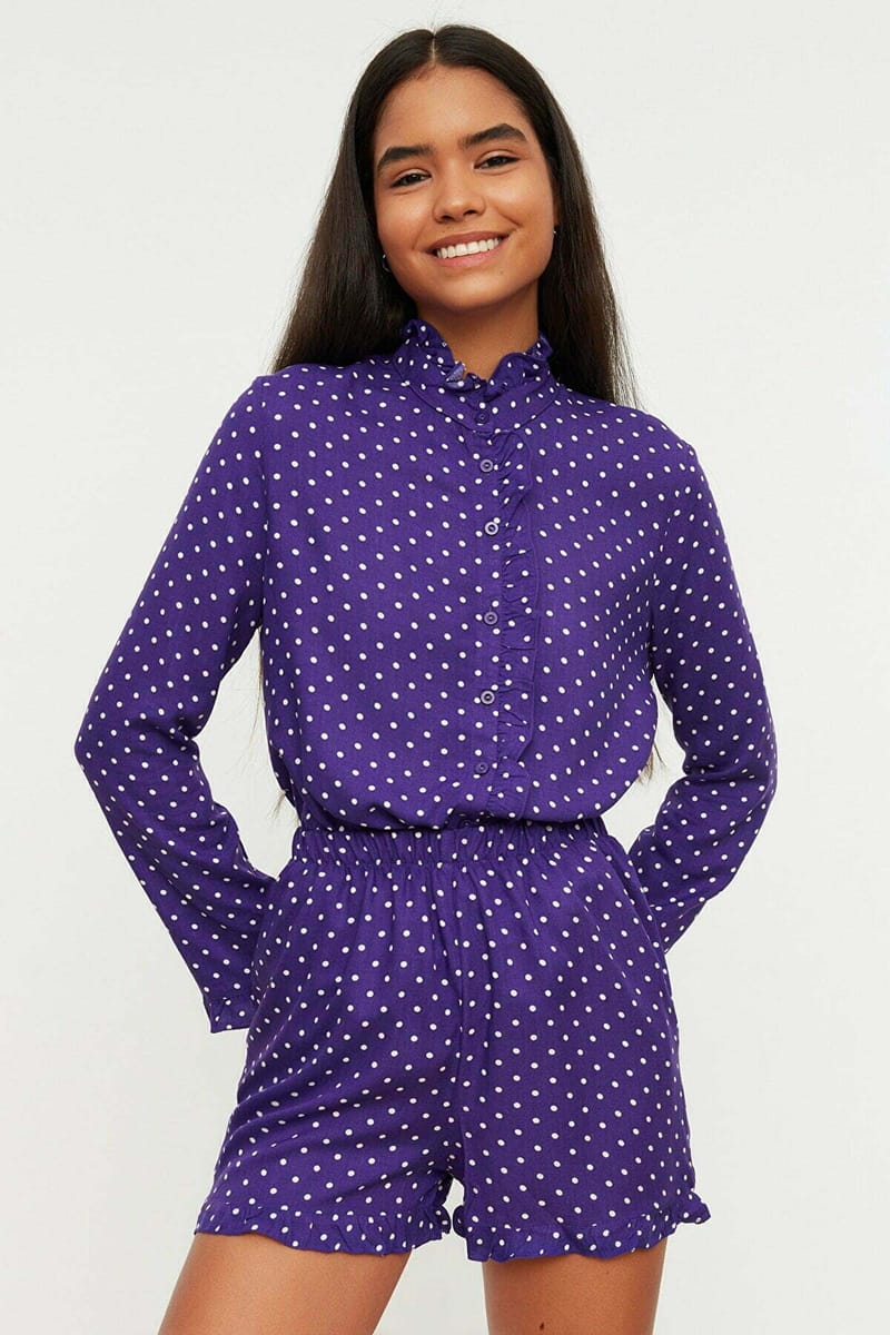 Polka Dot Shirt & Shorts Set - Co-ord Sets 24