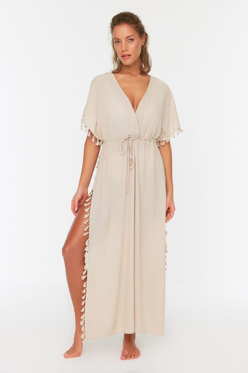Tasseled Maxi Dress - Maxi Dresses 20