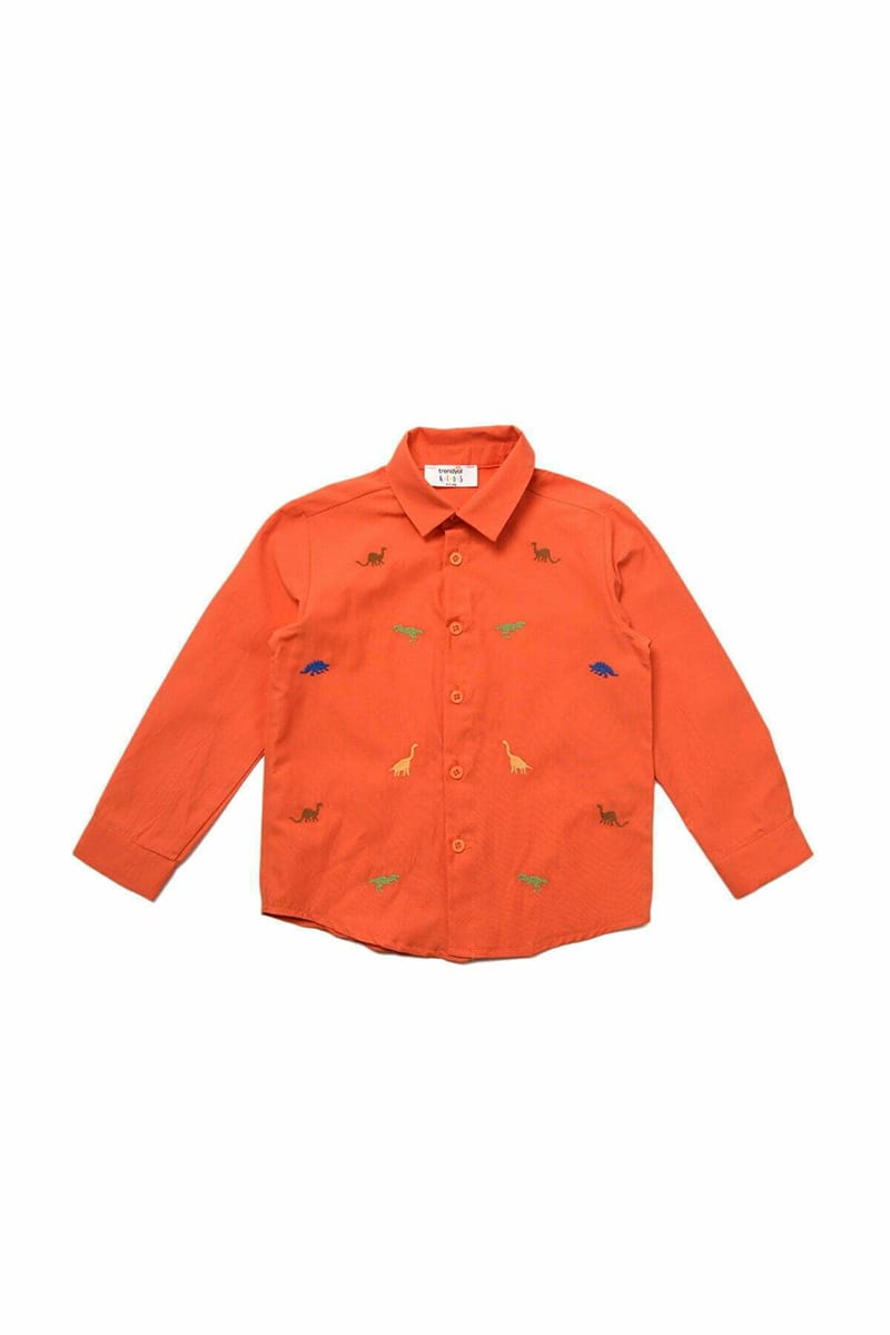 Embroide Boy's Woven Shirt - Casual Shirts 59