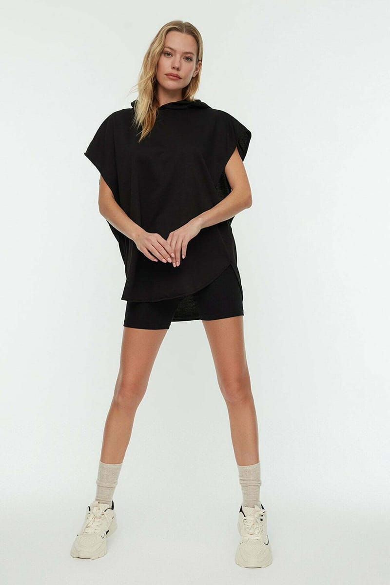 Hooded Knitted Sweatshirt - Hoodies 15