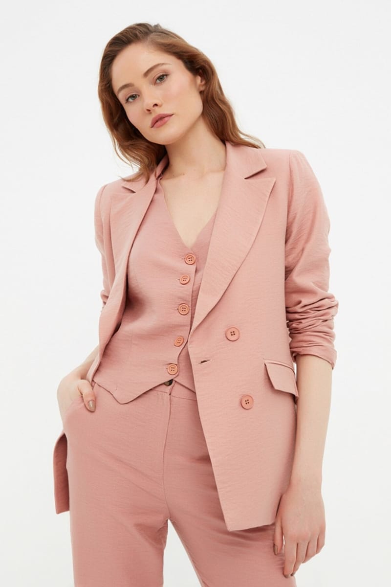 Double Breasted Blazer - Blazers & Coats 32