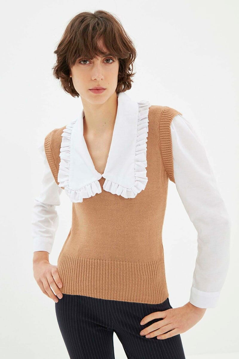 Woven Garni Knitwear Sweater - Sweaters 15