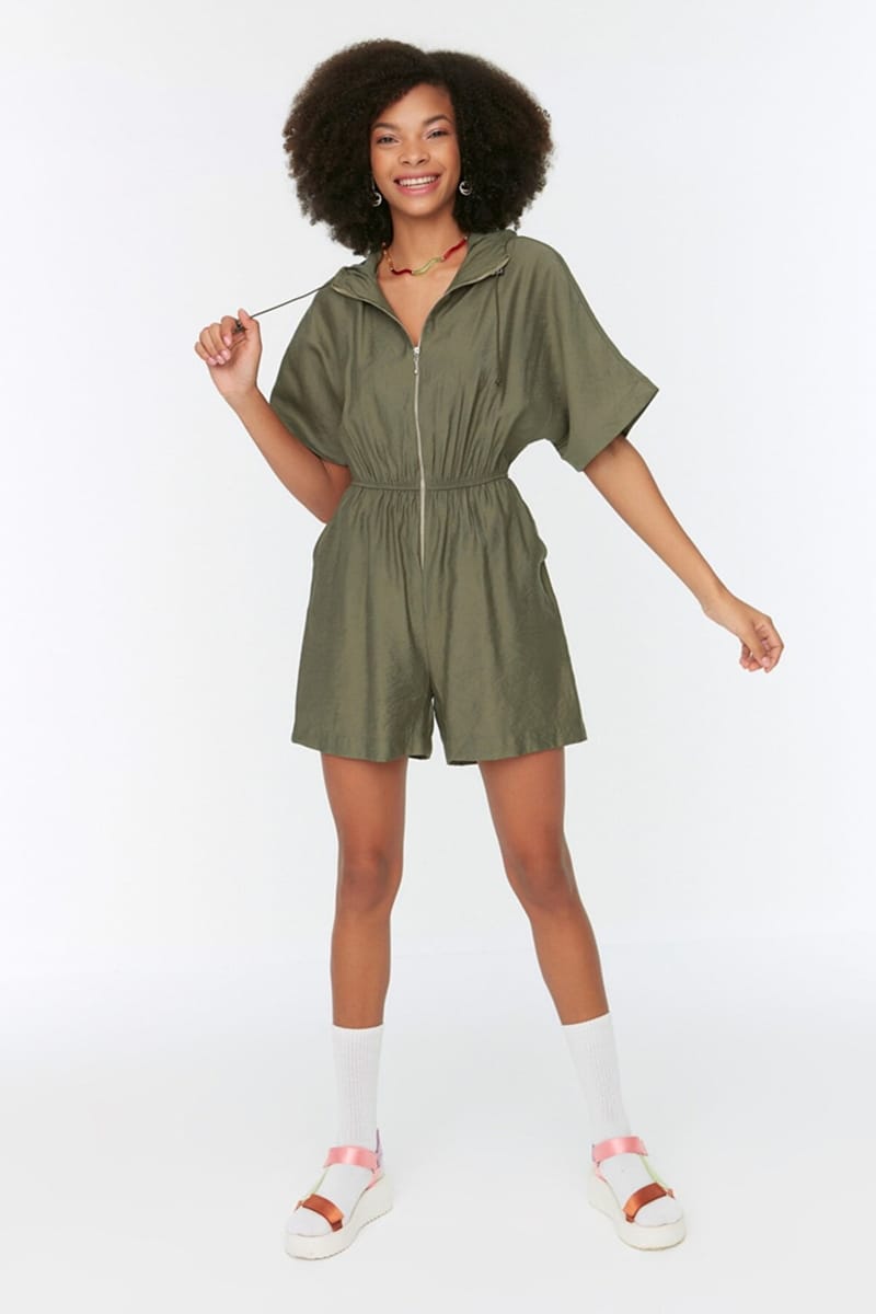 2_org_zoom Zip Detail Knitted Playsuit - Playsuits 16