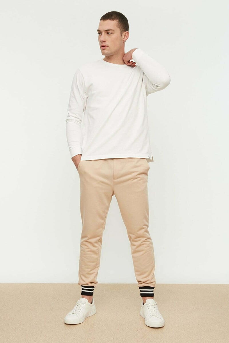 Contrast Cuff Sweatpants - Sweatpants 21