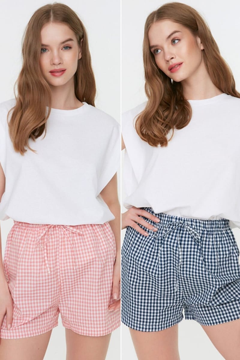 Gingham 2-Pack Woven Shorts & Bermuda - Casual Shorts 36