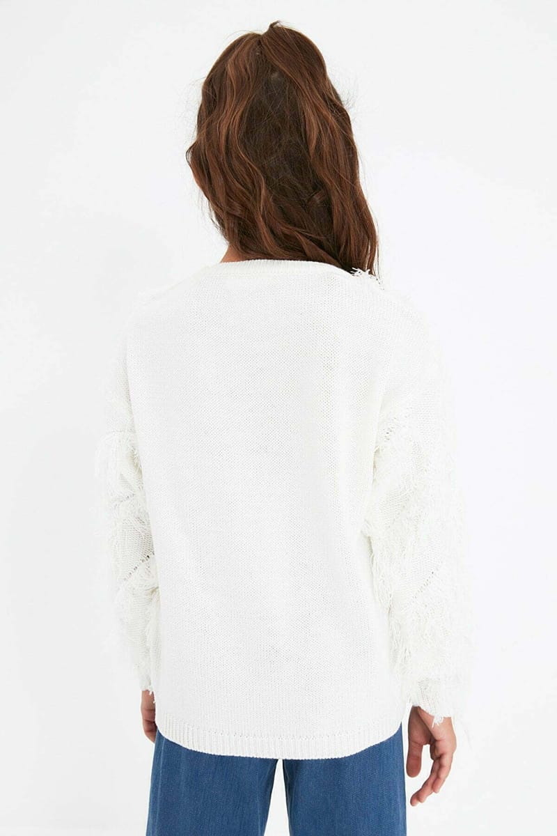 Kids Fringed Sweater - Sweaters & Cardigans 44