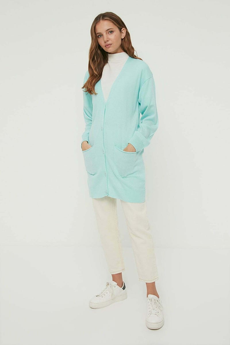 3_org_zoom-211.jpg V-Neck Pocket Detail Cardigan - Cardigans 16