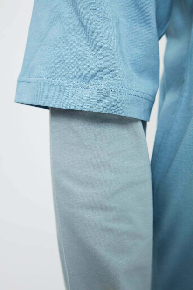 3_org_zoom-234.jpg Crew Neck Double Sleeve Detail Tunic - Tunics 23