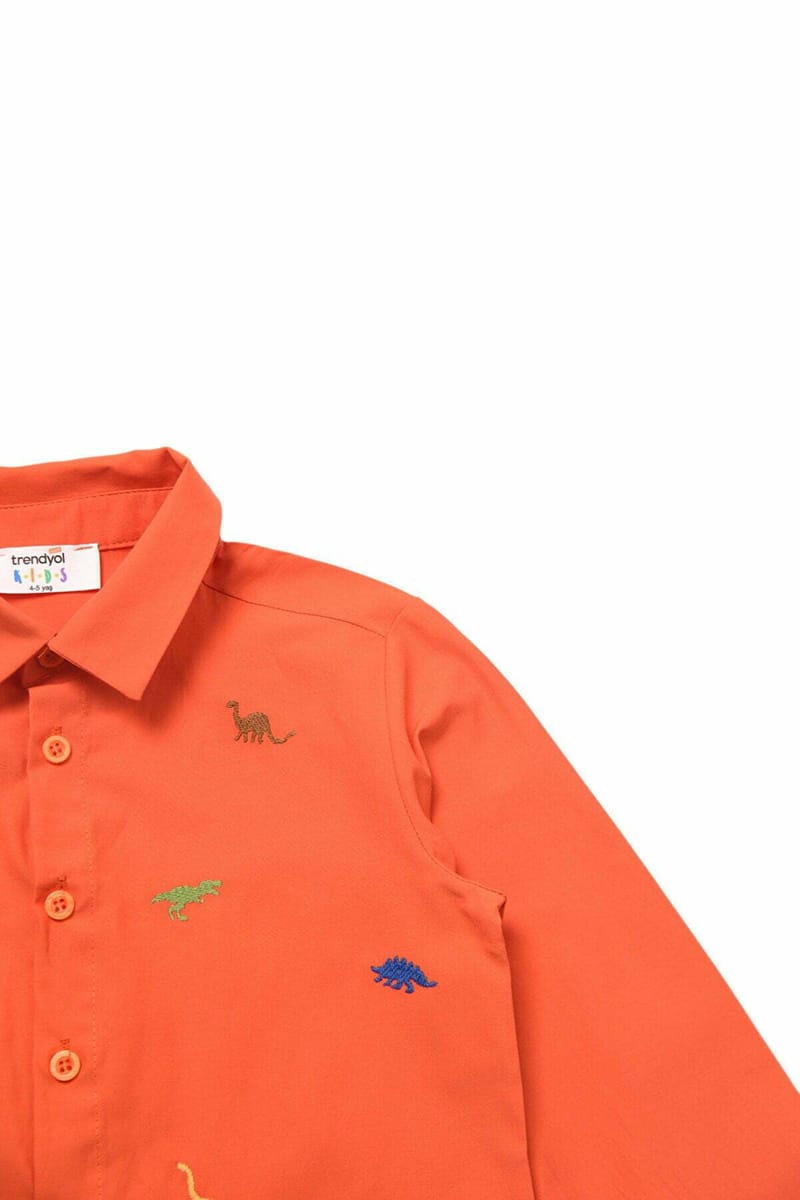 Embroide Boy's Woven Shirt - Casual Shirts 60