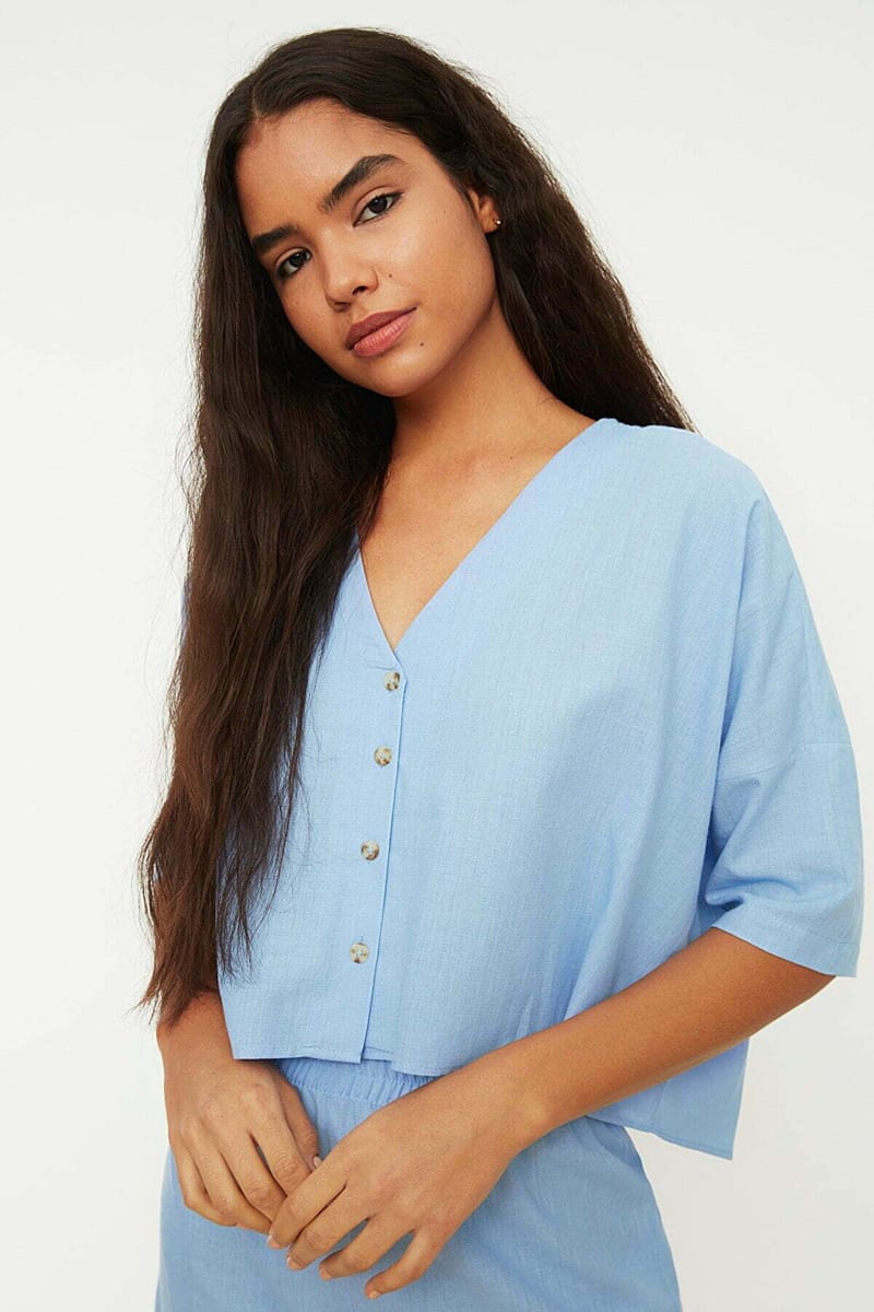 Oversized Shirt & Shorts Set - Co-ord Sets 25